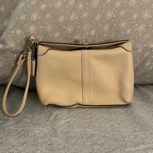 Coach Beige Women's Clutch Bag